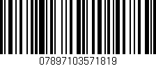 Código de barras (EAN, GTIN, SKU, ISBN): '07897103571819'