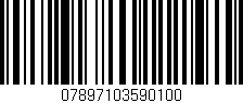 Código de barras (EAN, GTIN, SKU, ISBN): '07897103590100'
