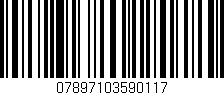 Código de barras (EAN, GTIN, SKU, ISBN): '07897103590117'