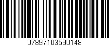 Código de barras (EAN, GTIN, SKU, ISBN): '07897103590148'