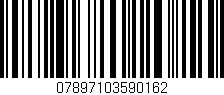 Código de barras (EAN, GTIN, SKU, ISBN): '07897103590162'