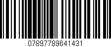 Código de barras (EAN, GTIN, SKU, ISBN): '07897789641431'