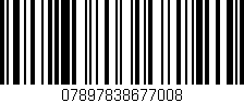 Código de barras (EAN, GTIN, SKU, ISBN): '07897838677008'