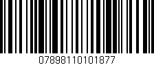 Código de barras (EAN, GTIN, SKU, ISBN): '07898110101877'