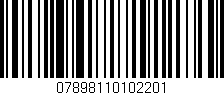 Código de barras (EAN, GTIN, SKU, ISBN): '07898110102201'