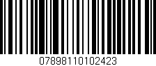 Código de barras (EAN, GTIN, SKU, ISBN): '07898110102423'