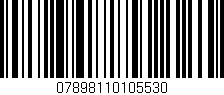 Código de barras (EAN, GTIN, SKU, ISBN): '07898110105530'