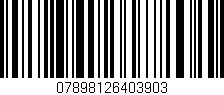 Código de barras (EAN, GTIN, SKU, ISBN): '07898126403903'