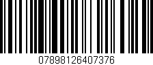 Código de barras (EAN, GTIN, SKU, ISBN): '07898126407376'