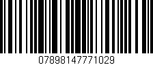 Código de barras (EAN, GTIN, SKU, ISBN): '07898147771029'