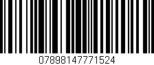 Código de barras (EAN, GTIN, SKU, ISBN): '07898147771524'