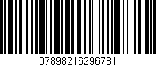 Código de barras (EAN, GTIN, SKU, ISBN): '07898216296781'