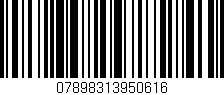 Código de barras (EAN, GTIN, SKU, ISBN): '07898313950616'