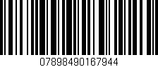 Código de barras (EAN, GTIN, SKU, ISBN): '07898490167944'