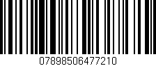 Código de barras (EAN, GTIN, SKU, ISBN): '07898506477210'