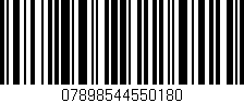 Código de barras (EAN, GTIN, SKU, ISBN): '07898544550180'