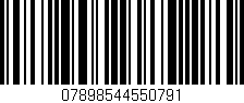 Código de barras (EAN, GTIN, SKU, ISBN): '07898544550791'