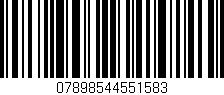 Código de barras (EAN, GTIN, SKU, ISBN): '07898544551583'