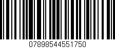 Código de barras (EAN, GTIN, SKU, ISBN): '07898544551750'
