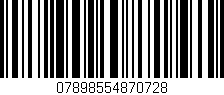 Código de barras (EAN, GTIN, SKU, ISBN): '07898554870728'