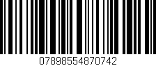 Código de barras (EAN, GTIN, SKU, ISBN): '07898554870742'