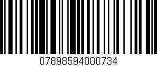 Código de barras (EAN, GTIN, SKU, ISBN): '07898594000734'