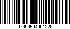 Código de barras (EAN, GTIN, SKU, ISBN): '07898594001328'