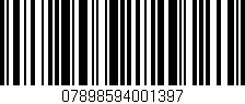 Código de barras (EAN, GTIN, SKU, ISBN): '07898594001397'