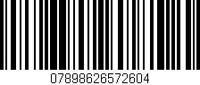 Código de barras (EAN, GTIN, SKU, ISBN): '07898626572604'