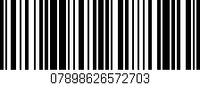 Código de barras (EAN, GTIN, SKU, ISBN): '07898626572703'