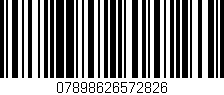Código de barras (EAN, GTIN, SKU, ISBN): '07898626572826'