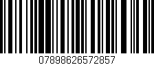 Código de barras (EAN, GTIN, SKU, ISBN): '07898626572857'