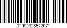 Código de barras (EAN, GTIN, SKU, ISBN): '07898626572871'