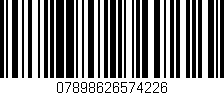Código de barras (EAN, GTIN, SKU, ISBN): '07898626574226'