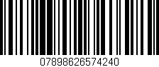 Código de barras (EAN, GTIN, SKU, ISBN): '07898626574240'
