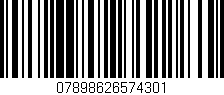 Código de barras (EAN, GTIN, SKU, ISBN): '07898626574301'