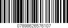 Código de barras (EAN, GTIN, SKU, ISBN): '07898626576107'