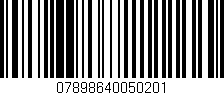 Código de barras (EAN, GTIN, SKU, ISBN): '07898640050201'