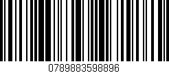 Código de barras (EAN, GTIN, SKU, ISBN): '0789883598896'