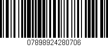 Código de barras (EAN, GTIN, SKU, ISBN): '07898924280706'
