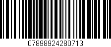 Código de barras (EAN, GTIN, SKU, ISBN): '07898924280713'