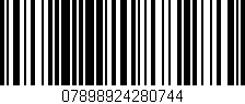 Código de barras (EAN, GTIN, SKU, ISBN): '07898924280744'