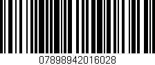 Código de barras (EAN, GTIN, SKU, ISBN): '07898942016028'