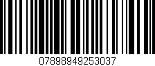 Código de barras (EAN, GTIN, SKU, ISBN): '07898949253037'
