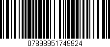 Código de barras (EAN, GTIN, SKU, ISBN): '07898951749924'
