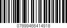 Código de barras (EAN, GTIN, SKU, ISBN): '07899466414918'