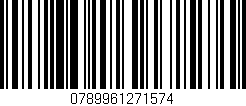 Código de barras (EAN, GTIN, SKU, ISBN): '0789961271574'