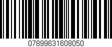 Código de barras (EAN, GTIN, SKU, ISBN): '07899631608050'