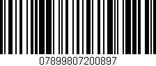 Código de barras (EAN, GTIN, SKU, ISBN): '07899807200897'