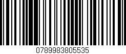Código de barras (EAN, GTIN, SKU, ISBN): '0789983805535'